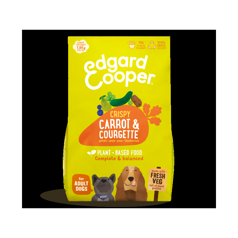 Edgard Cooper Plant Based Carote e Zucchine per Cani