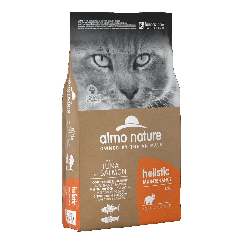 Almo Nature Holistic Maintenance con Tonno e Salmone per Gatti