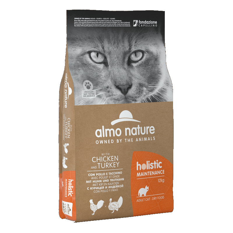 Almo Nature Holistic Maintenance con Pollo e Tacchino per Gatti