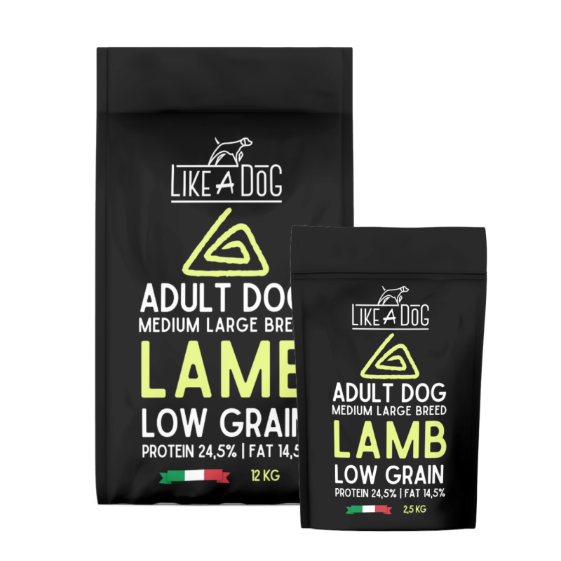 Like A Dog Low Grain Lamb Medium Large per Cani Nuova