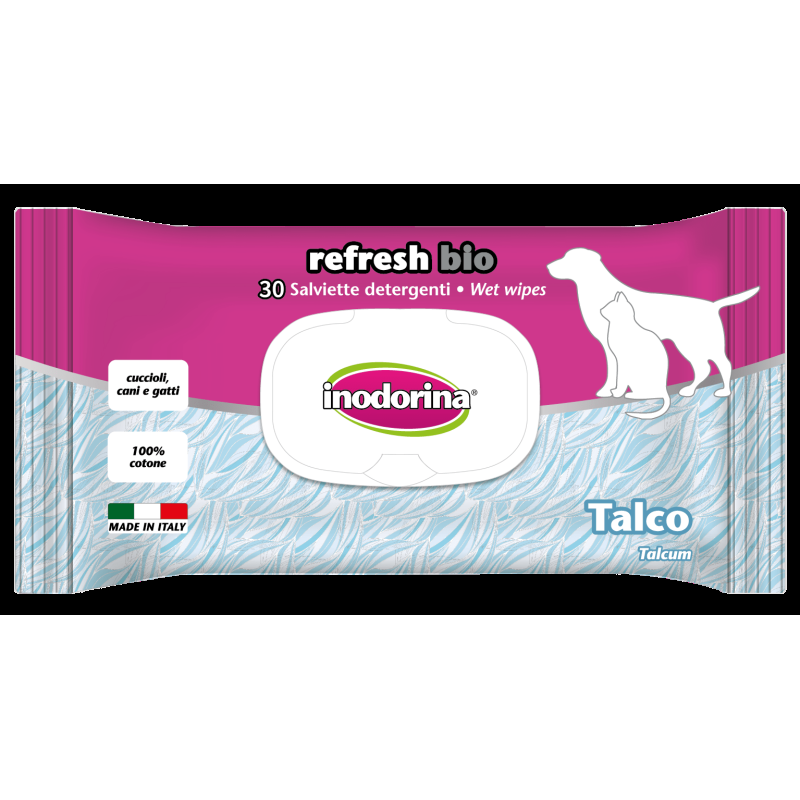 Inodorina Salviette Refresh Bio per Cani e Gatti Comprare a buon mercato