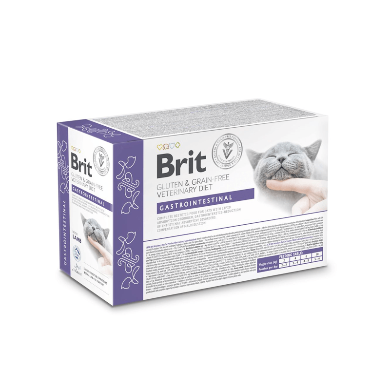 Brit Veterinary Diet Gastrointestinal Cibo Umido per Gatti Vendite stagionali