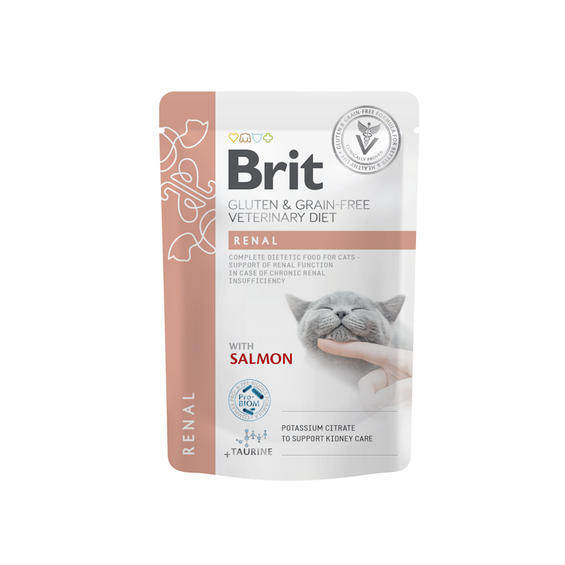Brit Veterinary Diet Renal Cibo Umido per Gatti