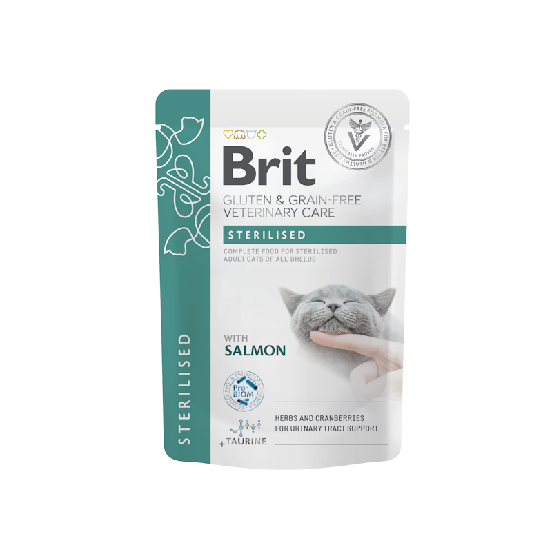 Brit Veterinary Diet Sterilised Cibo Umido per Gatti