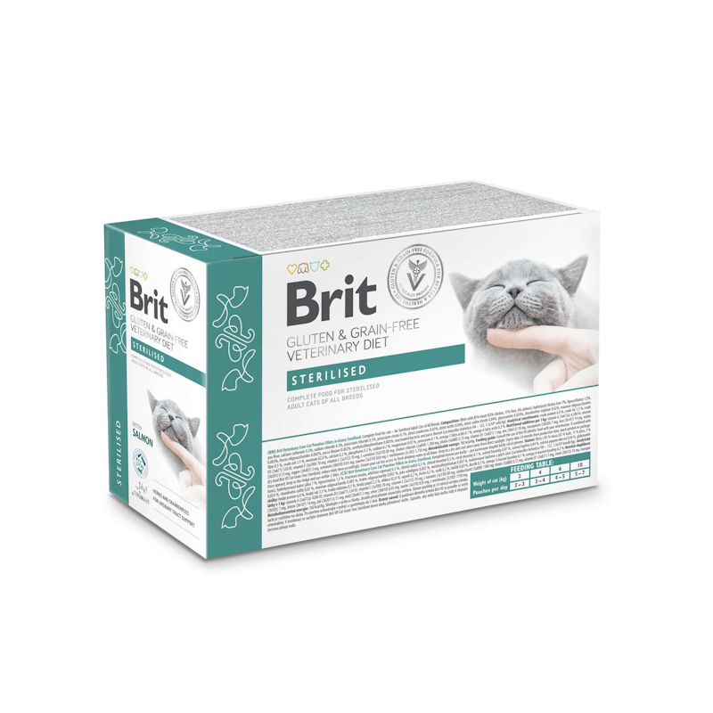 Brit Veterinary Diet Sterilised Cibo Umido per Gatti Cyber Monday