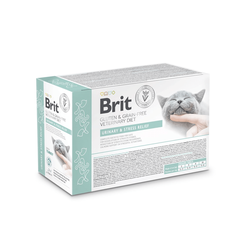 Brit Veterinary Diet Urinary Stress Cibo Umido per Gatti Offerta natalizia