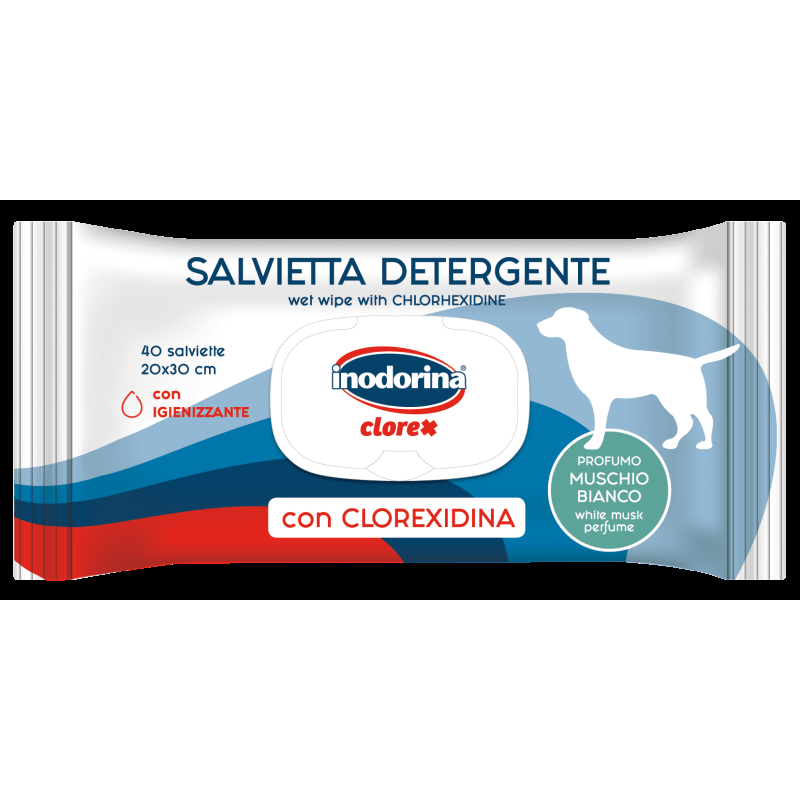 Inodorina Clorex Salviette Igienizzanti per Cani Vendita calda
