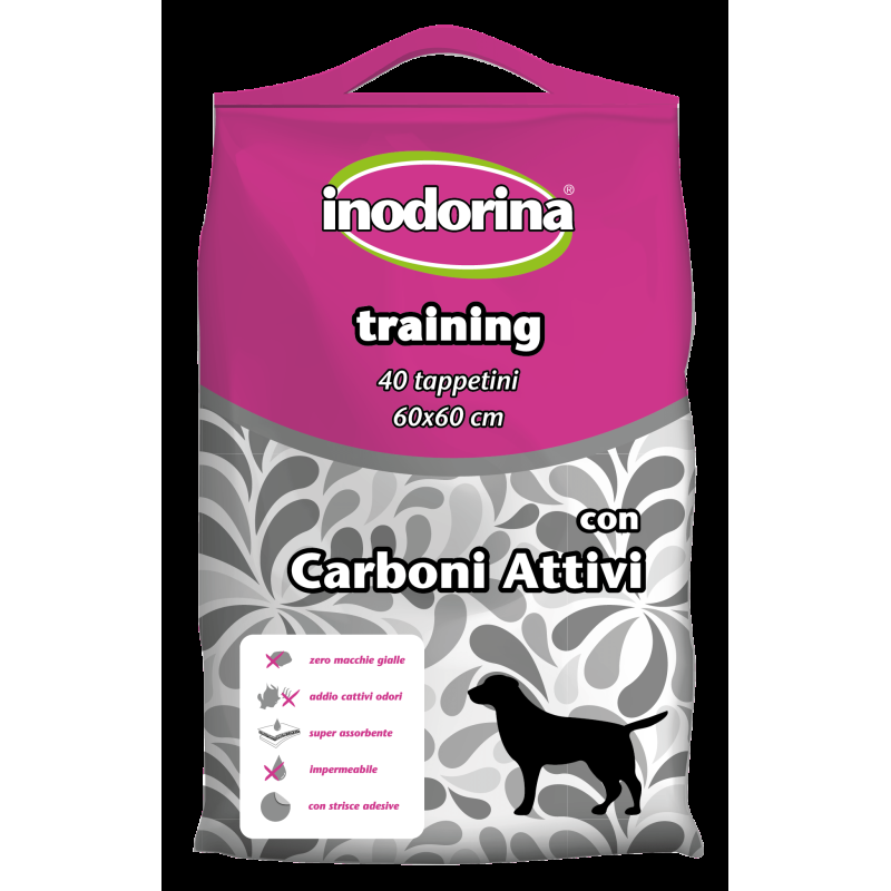 Inodorina Tappetini Igienici Carboni Attivi per Cani