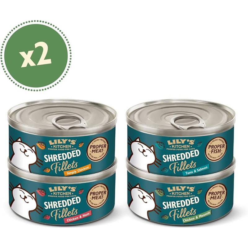 Lily's Kitchen Shredded Fillets per Gatti Prezzo basso