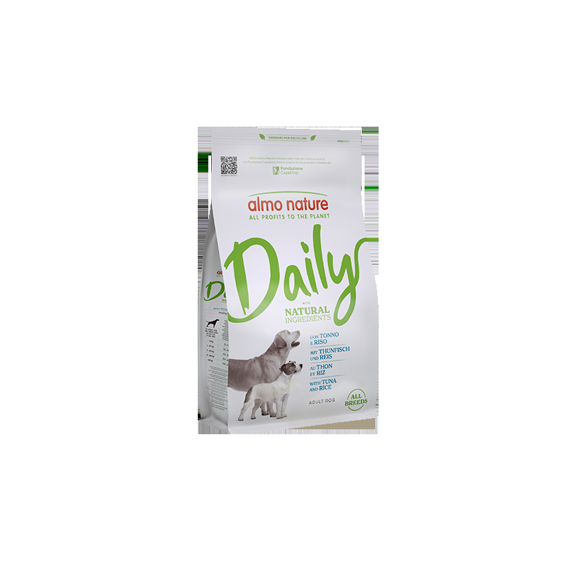 Almo Nature Daily con Tonno e Riso per Cani