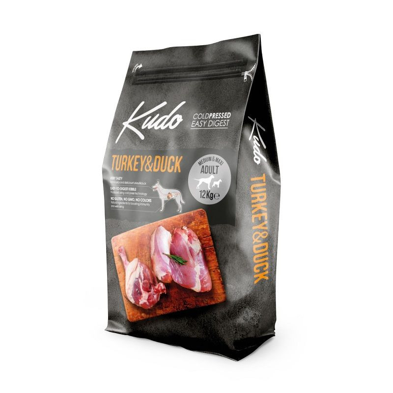 Kudo Low Grain Medium Maxi Tacchino e Anatra per Cani Ultimi due giorni