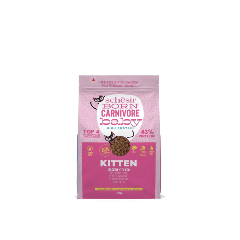 Schesir Born Carnivore Baby Pollo con Uova per Gattini Fino al 50% di sconto