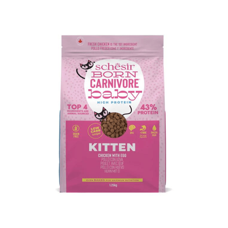 Schesir Born Carnivore Baby Pollo con Uova per Gattini Fino al 50% di sconto
