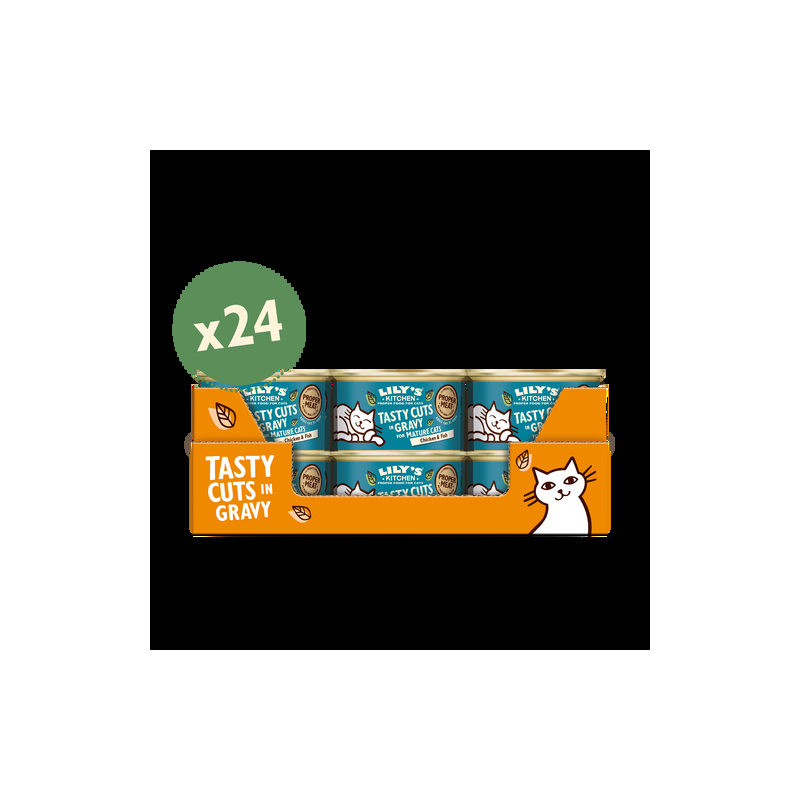 Lily's Kitchen Tasty Cuts in Gravy Cibo Umido per Gatti Super sconto