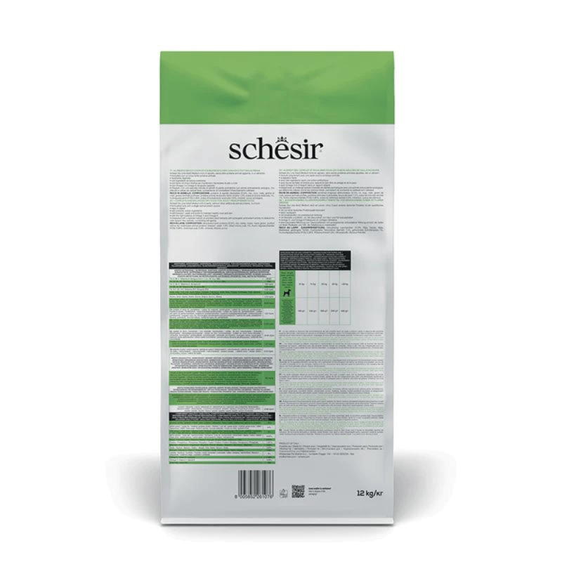 Schesir Dog Medium Adult con Agnello per Cani Trasporto libero internazionale
