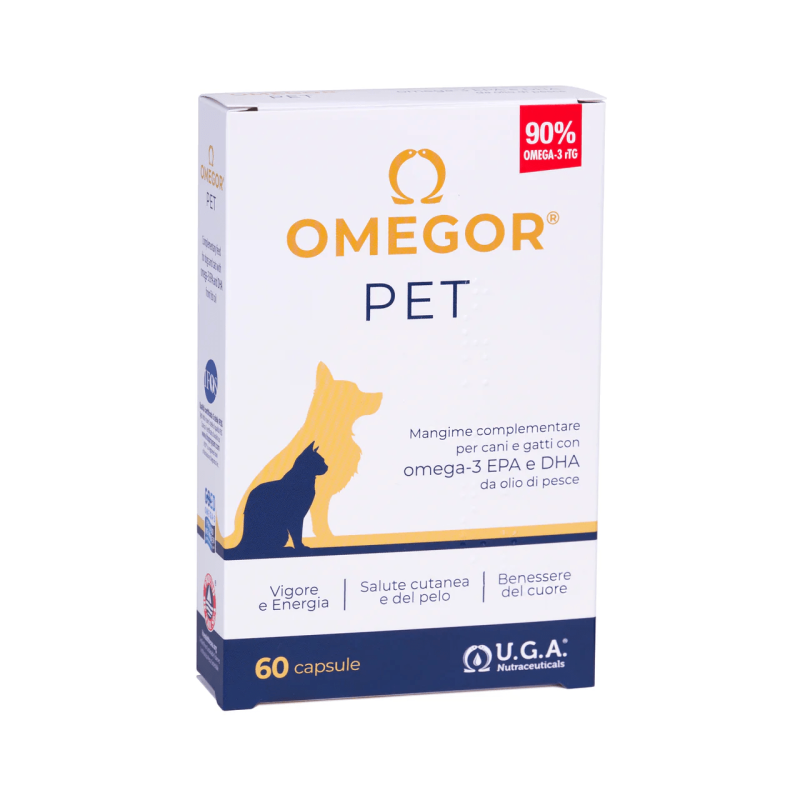 Omegor Pet Omega3 per Cani e Gatti Nuovo
