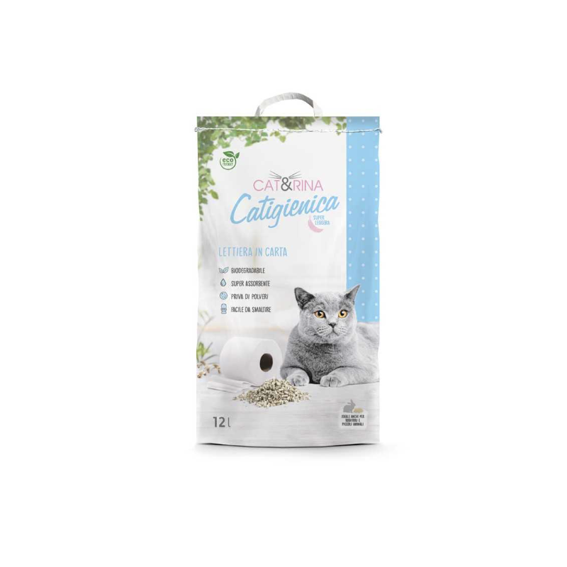 Cat&Rina CatIgienica Lettiera di Carta Riciclata