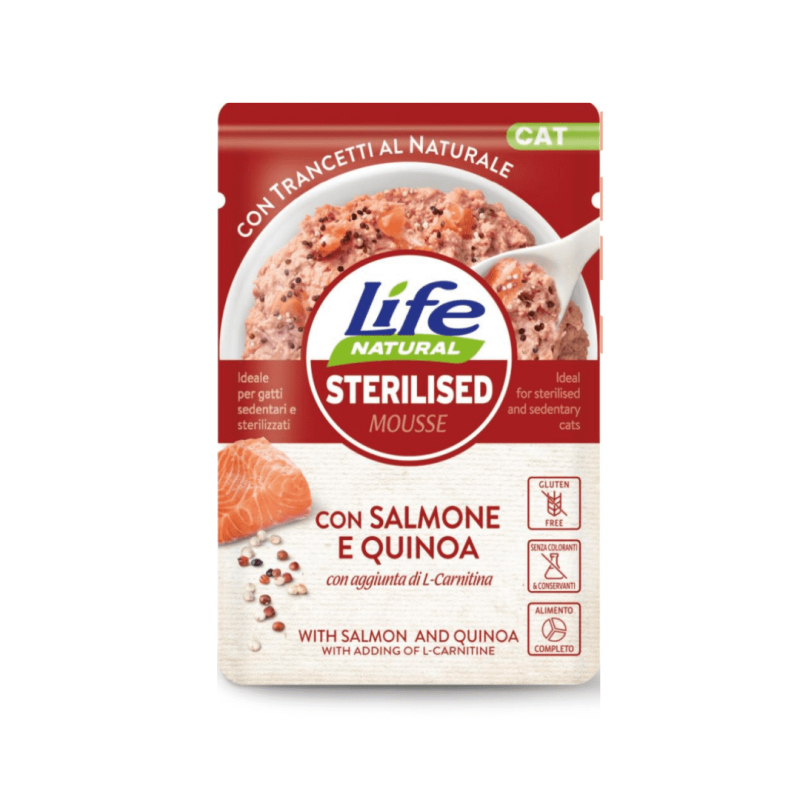 Life Cat Natural Sterilised Cibo Umido per Gatti Vendita Economica