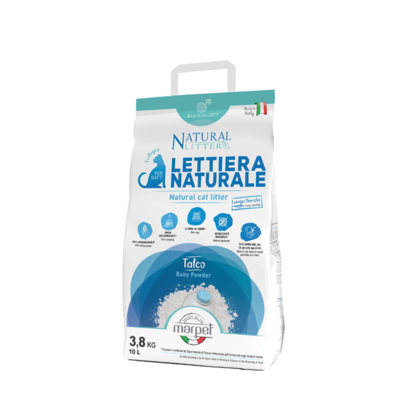 Marpet Lettiera Naturale al Talco per Gatti