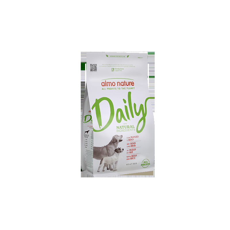 Almo Nature Daily con Manzo e Riso per Cani Offerta speciale della fabbrica