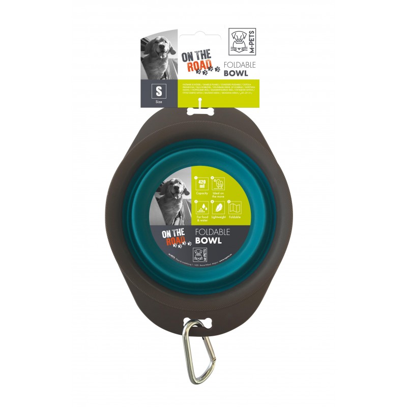 M-Pets Ciotola Pieghevole per Cani e Gatti Nuovo