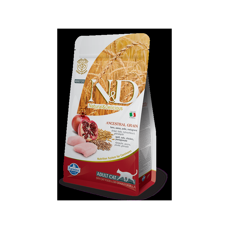 Farmina N&D Ancestral Grain Adult con Pollo e Melograno per Gatti Shopping Online