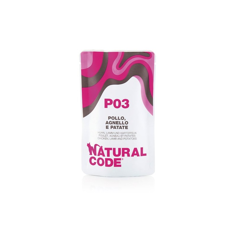 Natural Code Adult Cat in Bustina per Gatti Convenienza