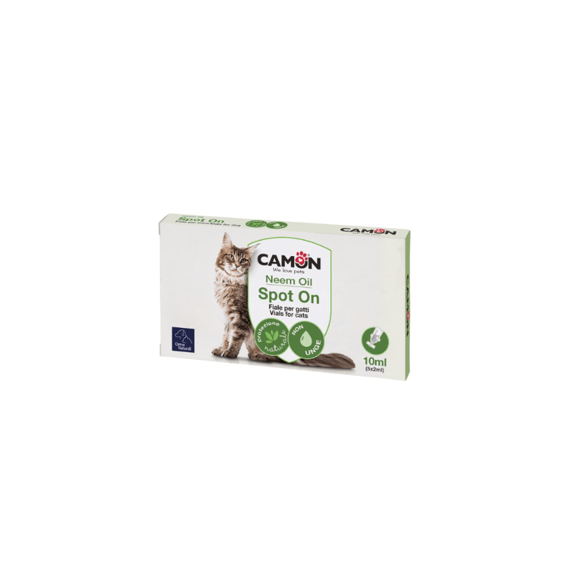 Camon Protection Fiale Spot-On per Gatti con Olio di Neem