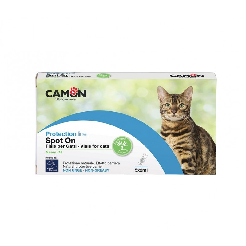 Camon Protection Fiale Spot-On per Gatti con Olio di Neem Sconto di tempo limitato