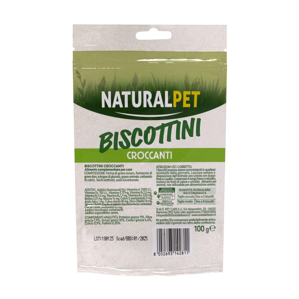 Naturalpet Dog Adult Mini Snack Biscotti Croccanti 100gr 000138819 Promozione