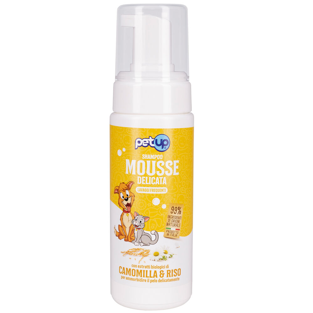 Petup Shampoo Mousse delicata biancospino e aloe 200 ml 000176032