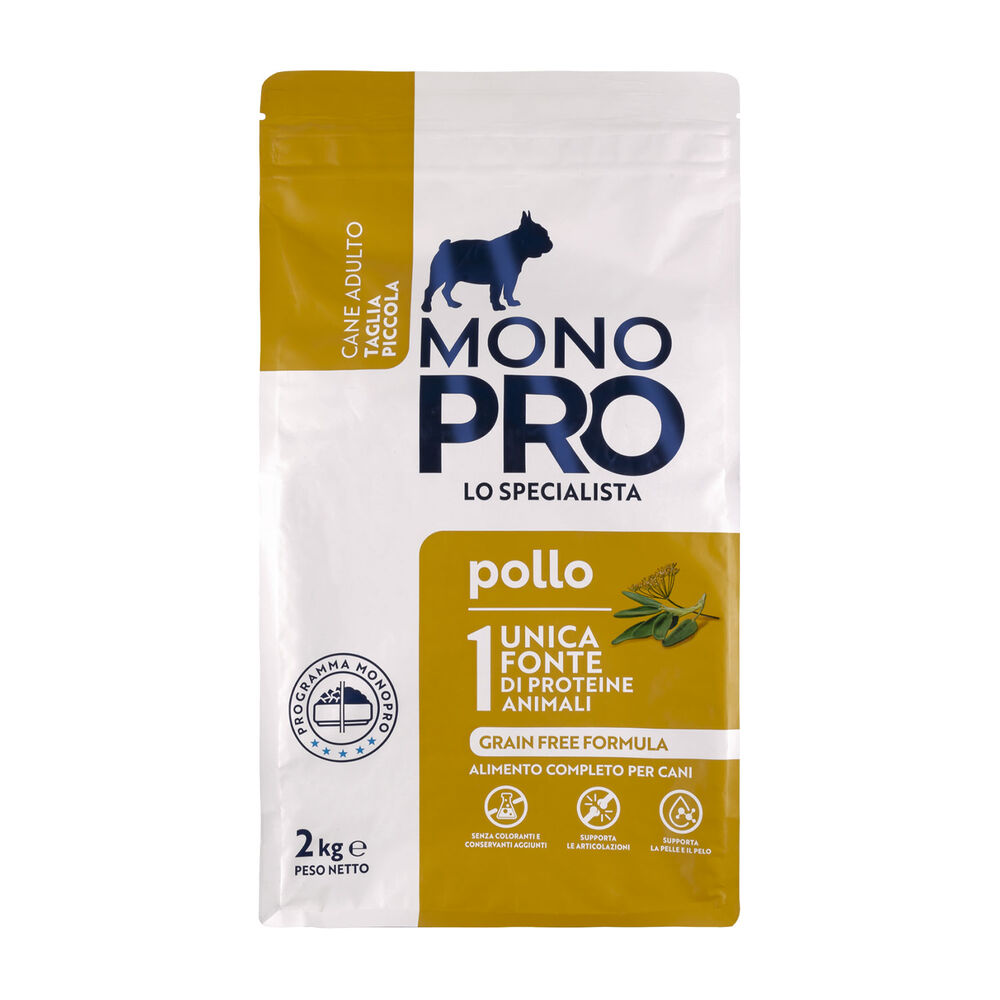 Monopro Dog Adult Mini Grain Free Pollo 2 kg 000125655