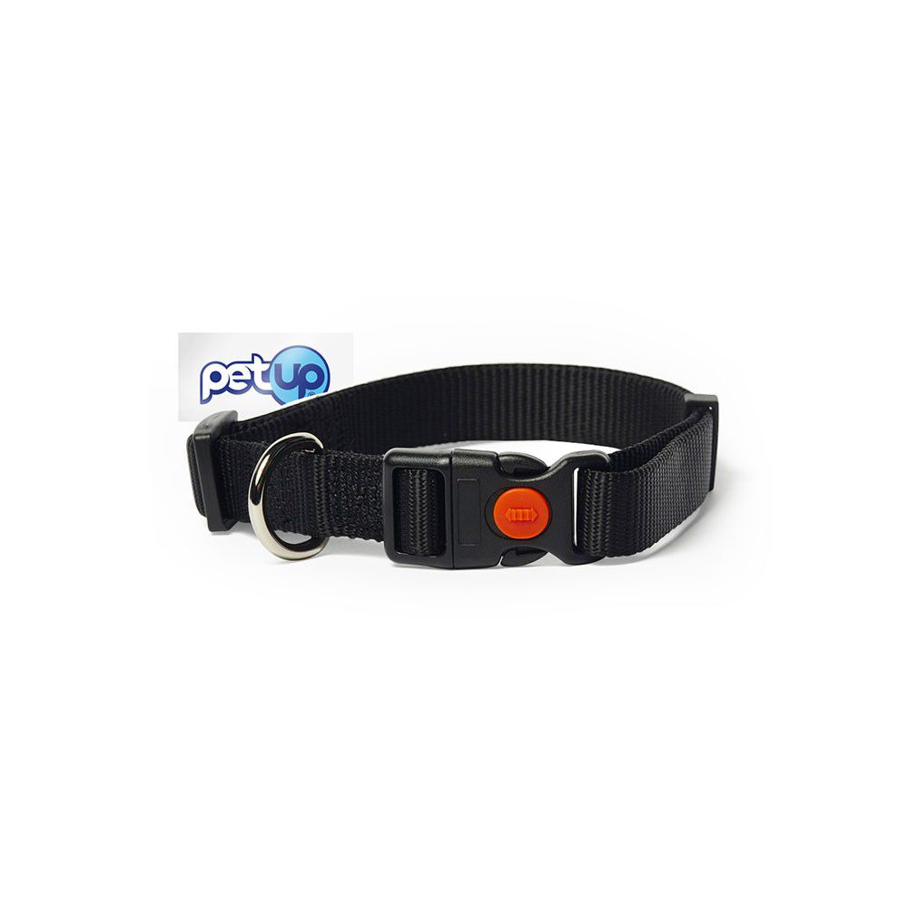 Petup Collare nylon a sgancio mm 15 nero 000152669