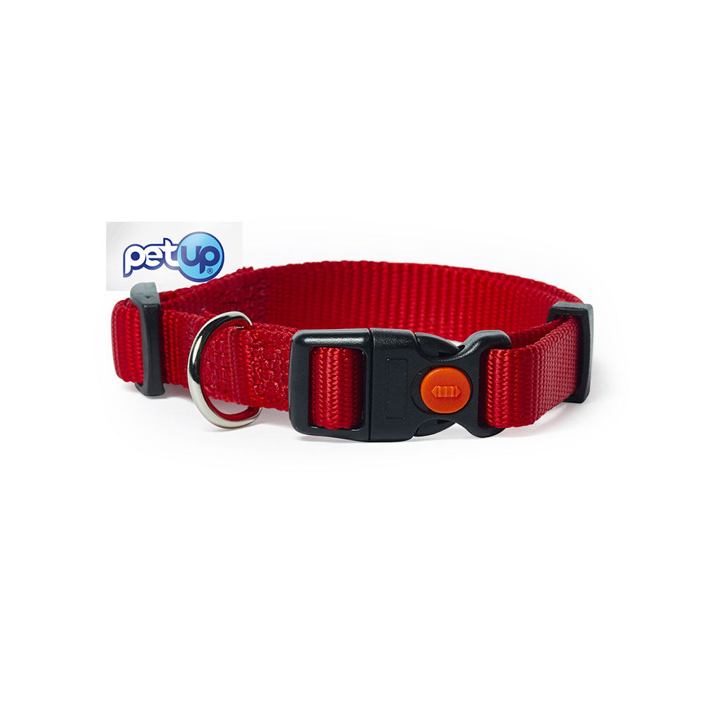 Petup Collare nylon a sgancio mm 25 rosso 000152678 Fornitura limitata