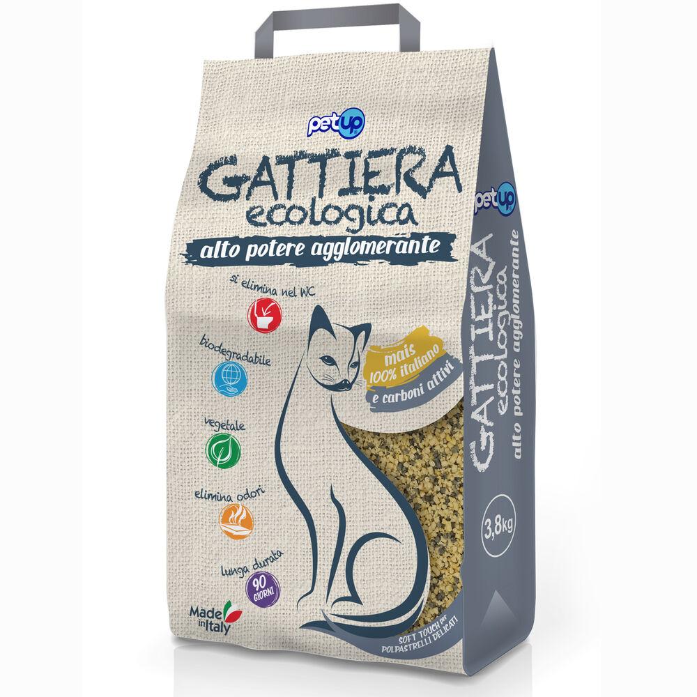 Petup Gattiera Eco Mais e Carbone attivo 3 8 kg 000181624 Ultimi due giorni