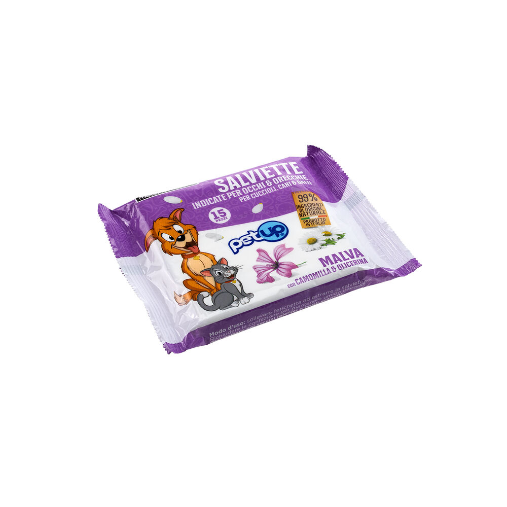 Petup Salviette per occhi e orecchie 15 pz 000181273 50% di sconto con spedizione gratuita
