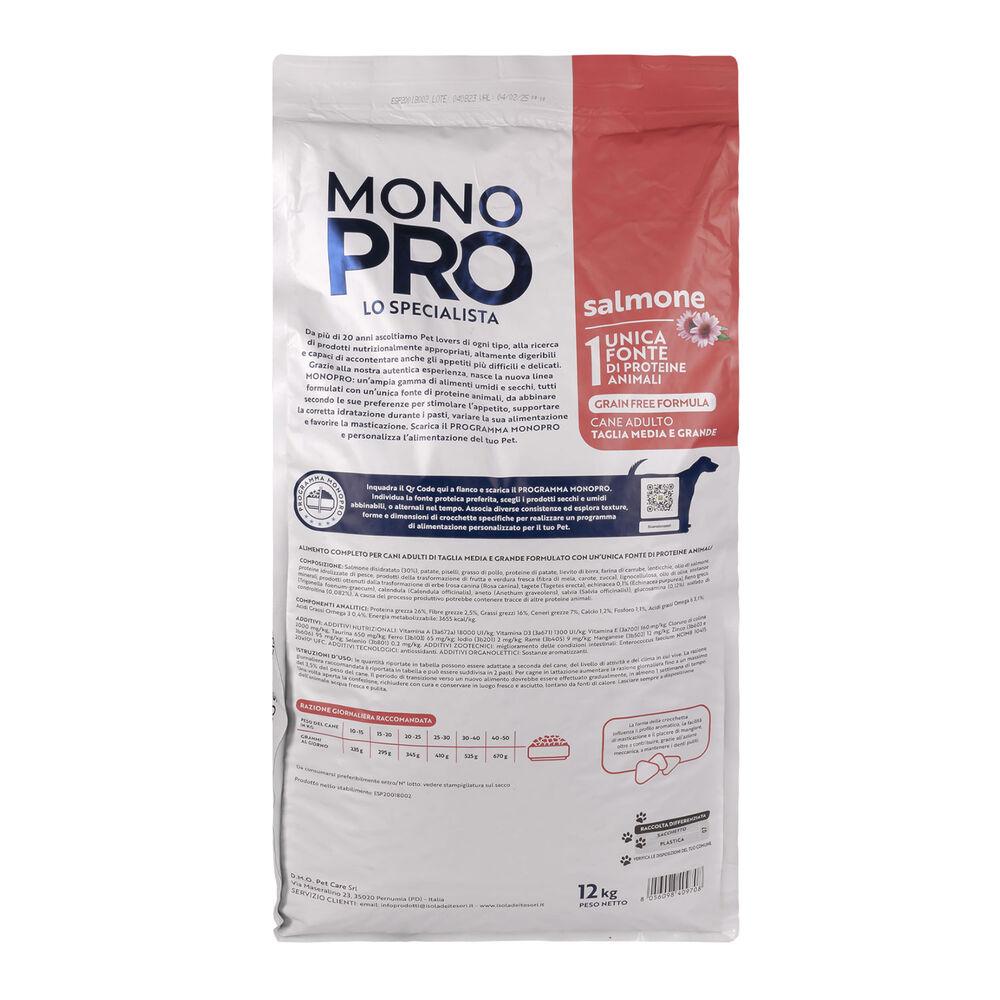 Monopro Dog Adult Medium&Large Grain Free Salmone 12 Kg 000125669 Latest fashion