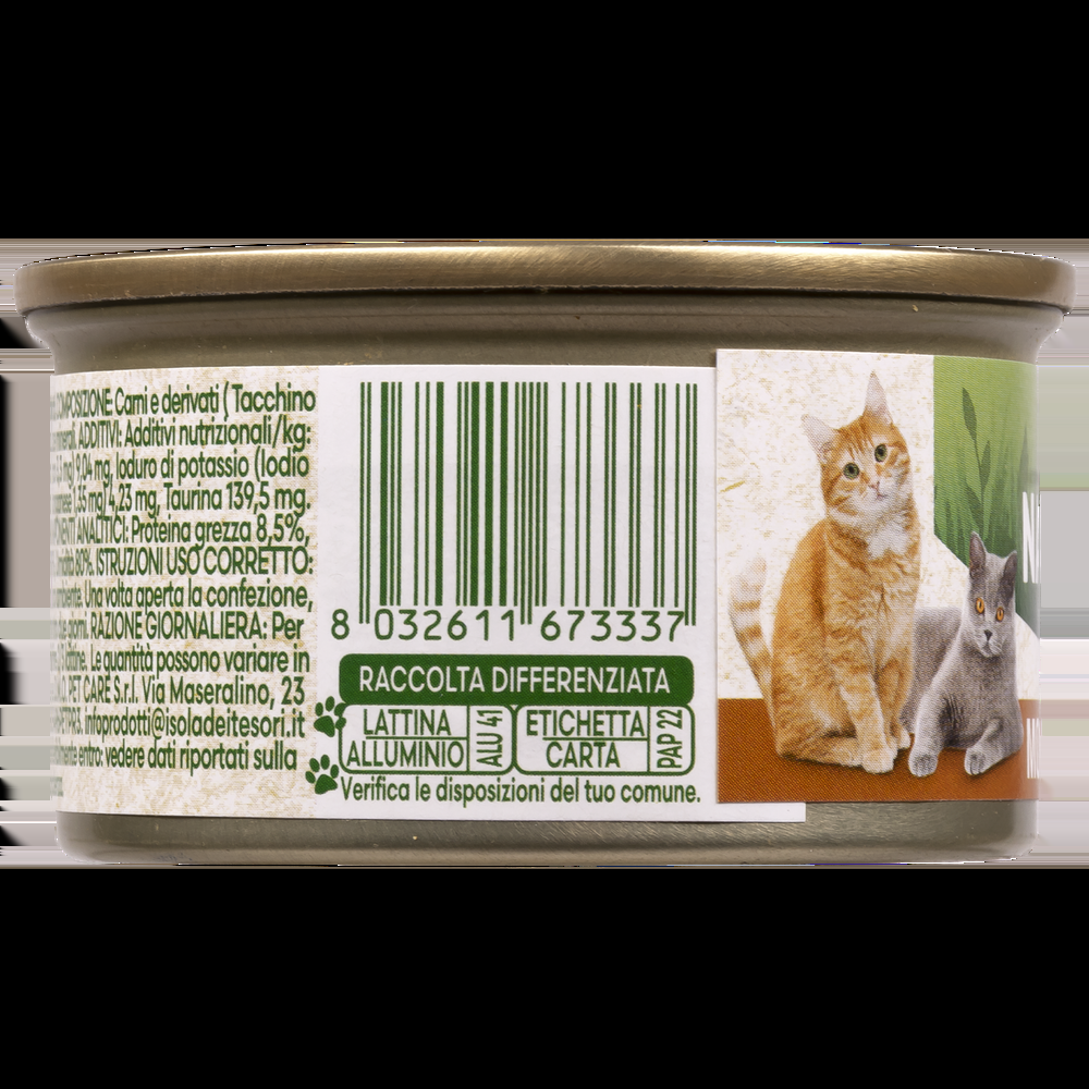 Naturalpet Cat Adult Mousse con Tacchino 85 gr 000142372 Grandi sconti