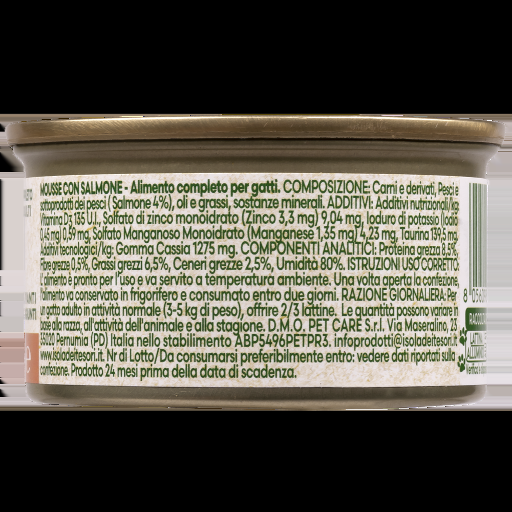 Naturalpet Cat Adult Mousse con Salmone 85 gr 000142779 Liquidazione