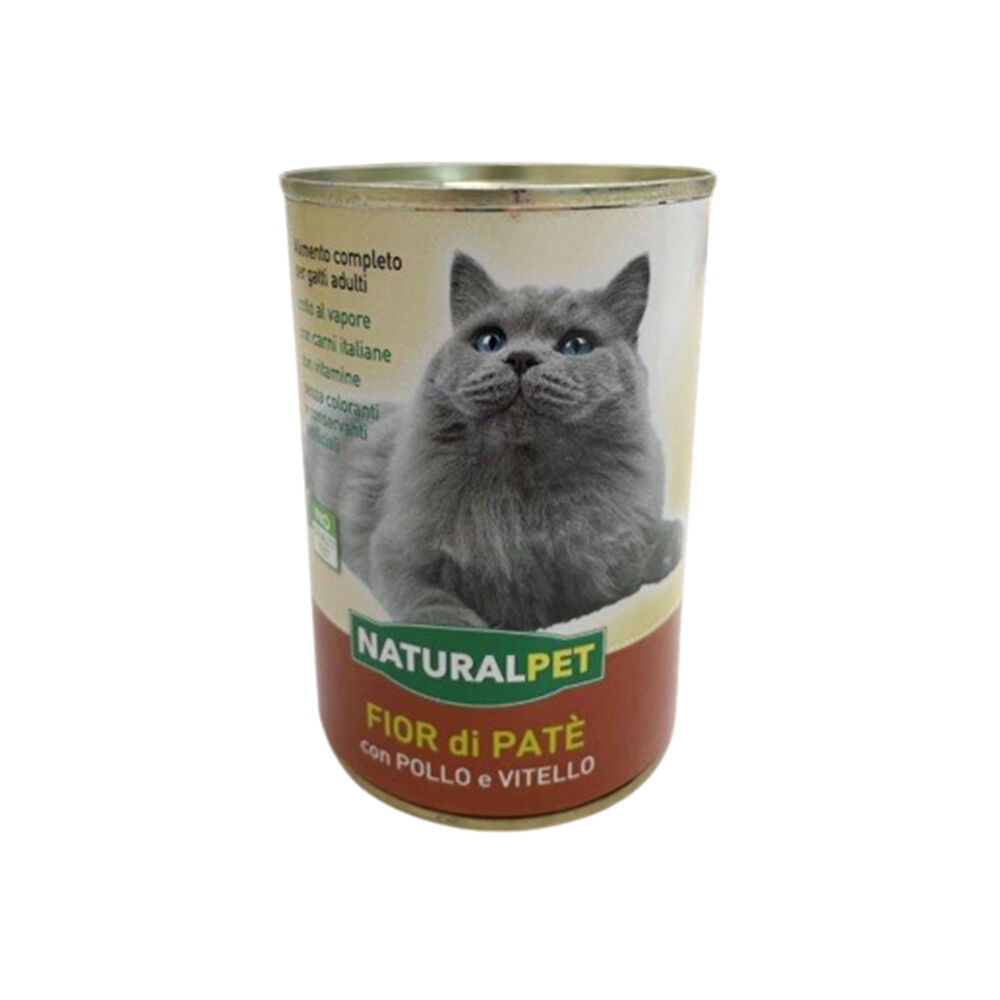 Naturalpet Cat Adult Paté Pollo e Vitello 400 gr 000504499 Sconti VIP