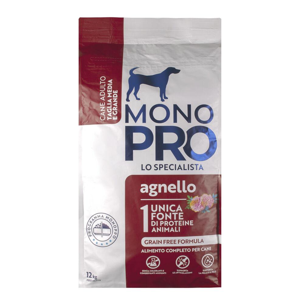Monopro Dog Adult Medium&Large Grain Free Agnello 12 kg 000125670 Offerta settimanale