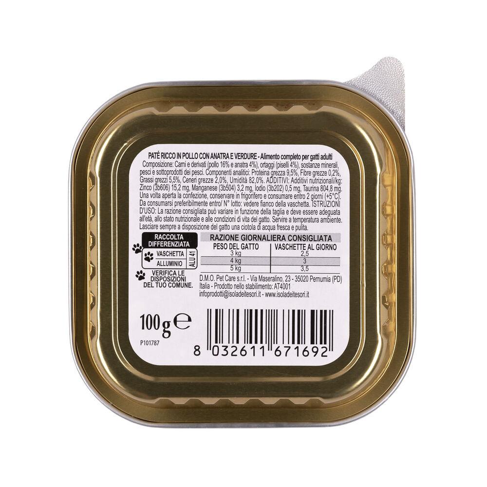 Naturalpet Cat Adult Paté riccon in Anatra Pollo e Verdure 100 gr 000504507 Fino al 50% di sconto