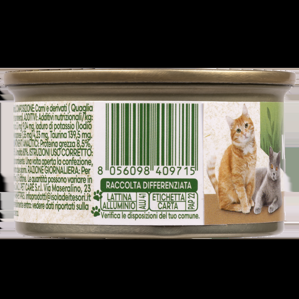 Naturalpet Cat Adult Mousse con Quaglia 85 gr 000143683 Fino al 65% di sconto