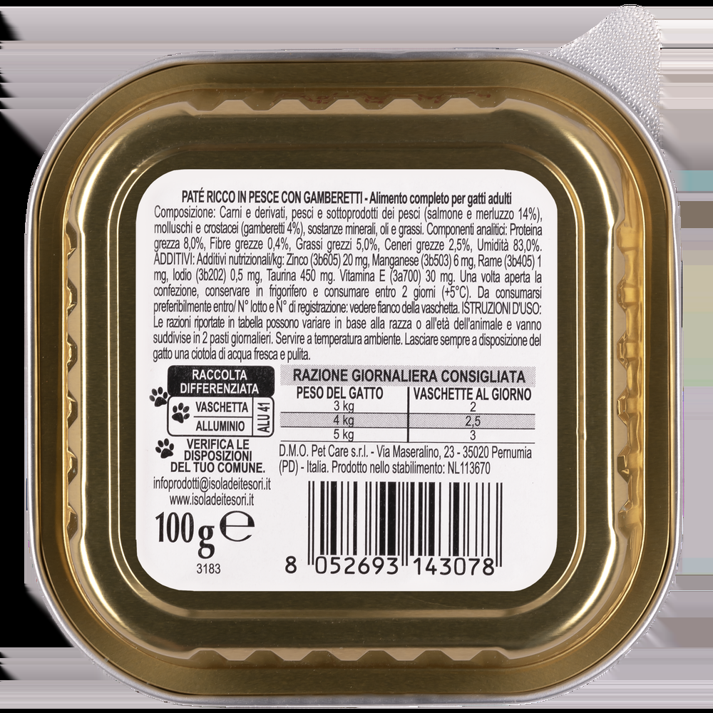 Naturalpet Cat Paté ricco in Salmone con gamberetti 100 gr 000143774 Offerta speciale della fabbrica