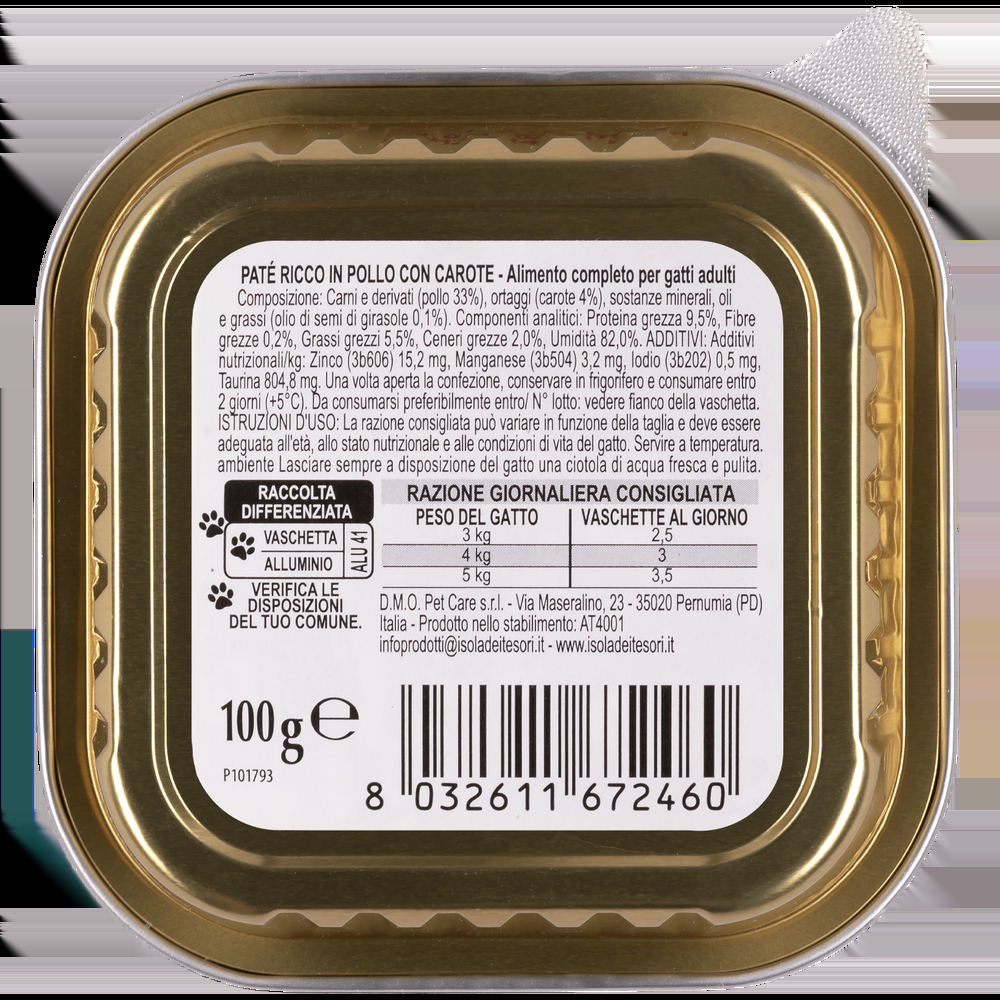 Naturalpet Cat Adult Paté con Pollo e Carote 100 gr 000142829 Enormi sconti