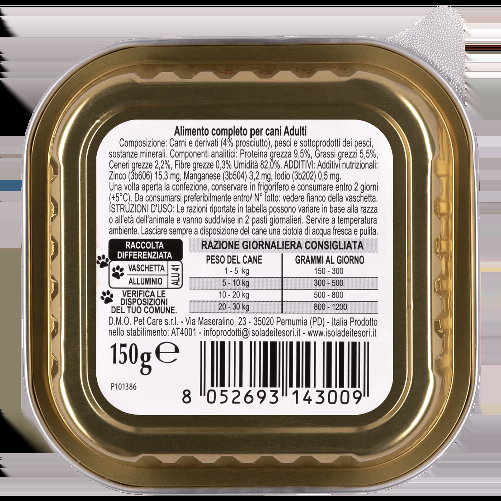 Naturalpet Dog Adult Paté con Prosciutto 150gr 000126873 50% di sconto con spedizione gratuita