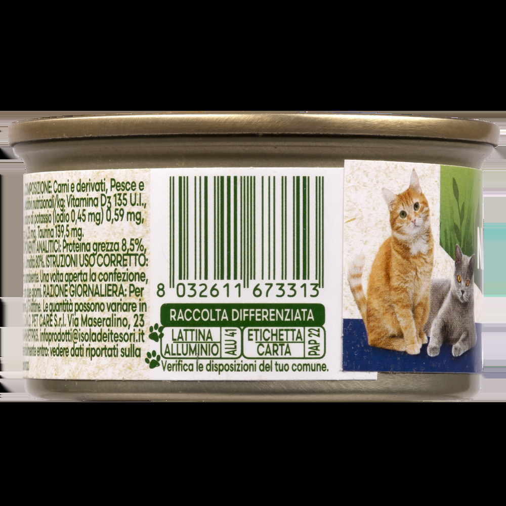 Naturalpet Cat Adult Mousse con Pesce 85 gr 000142367 In vendita