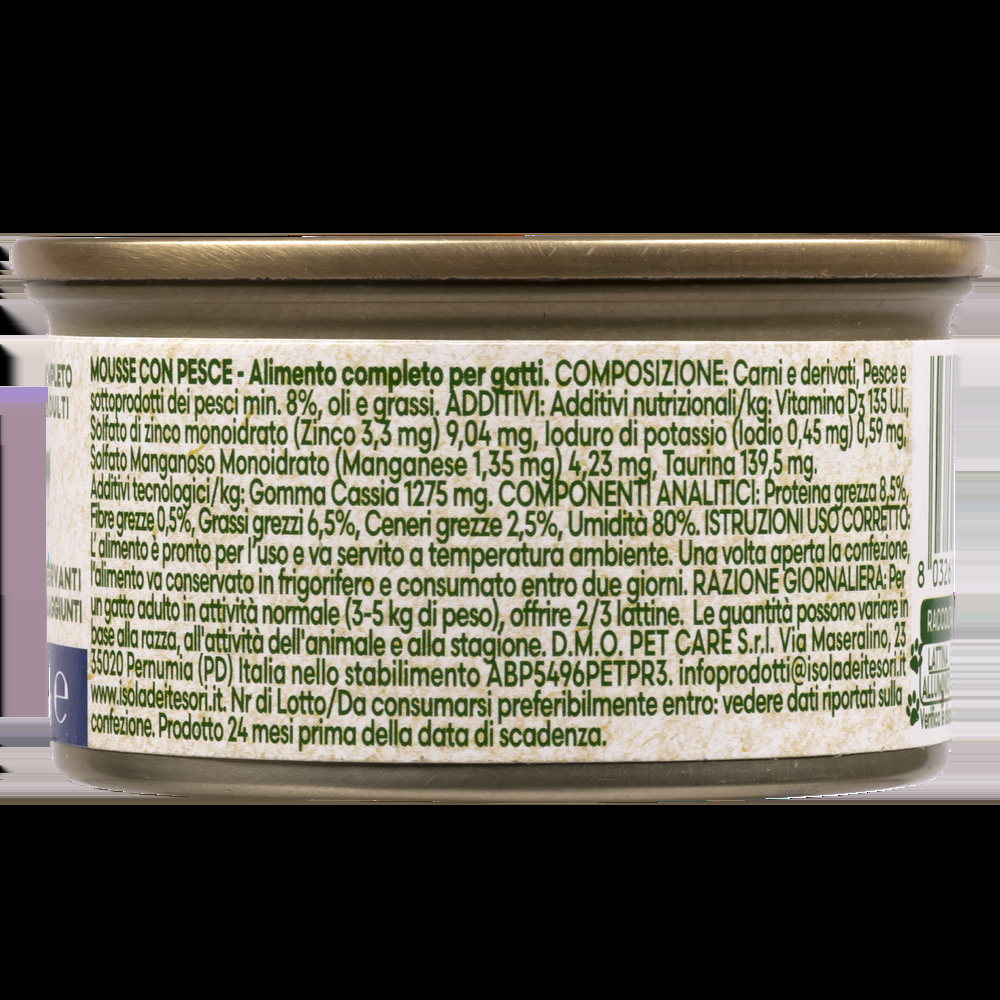 Naturalpet Cat Adult Mousse con Pesce 85 gr 000142367 In vendita