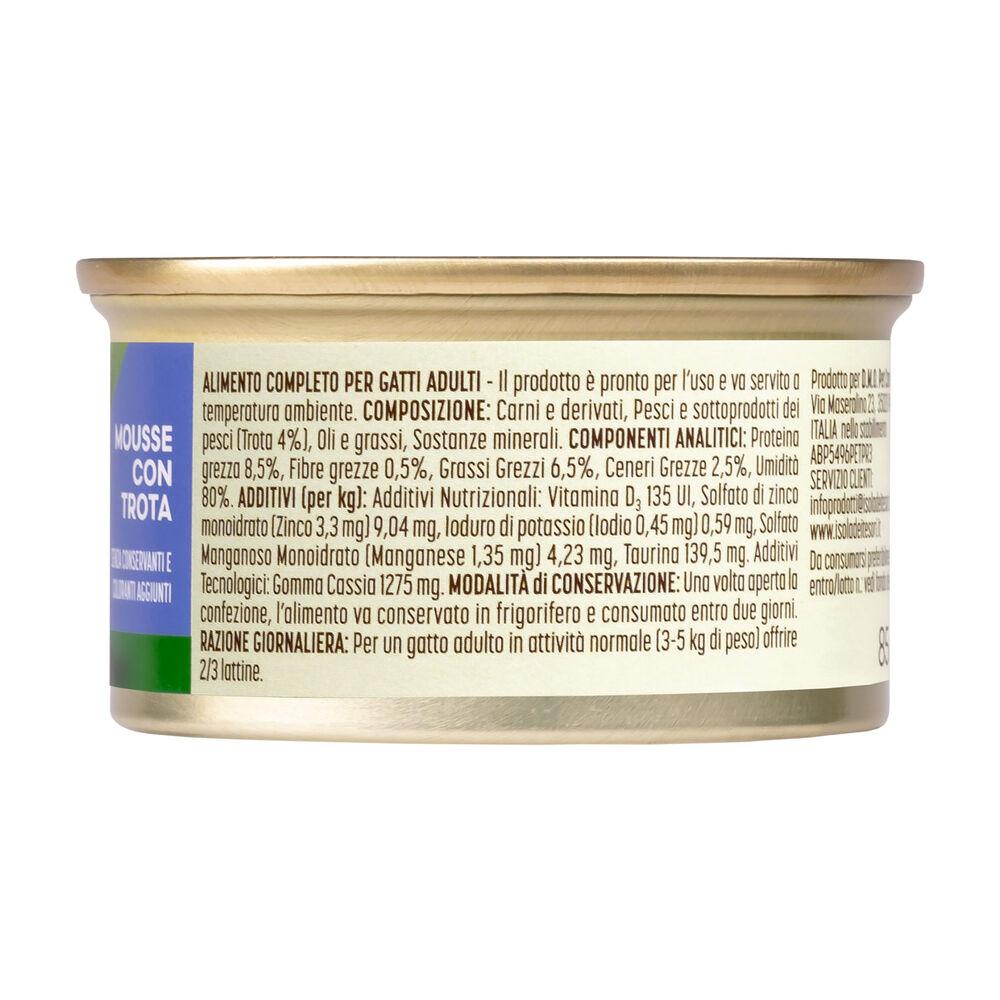 Naturalpet Equilibrio Quotidiano Cat Adult Mousse con Trota 85 gr 000143678 Duty-free