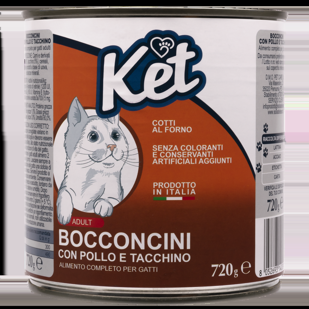 Ket Adult All breeds Bocconcini Pollo e Tacchino 720 gr 000143643